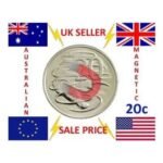 STRONG MAGNETIC 20 CENT AUD AUSTRALIAN DOLLAR MAGIC TRICK COIN