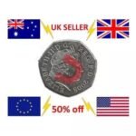 STRONG MAGNETIC 50 PENCE MAGIC TRICK COIN / 50p MAGNETIC COIN TRICK