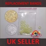 50x Coin In the Bottle Flipper Coin Bitten and Restored Coin Replacement Bands